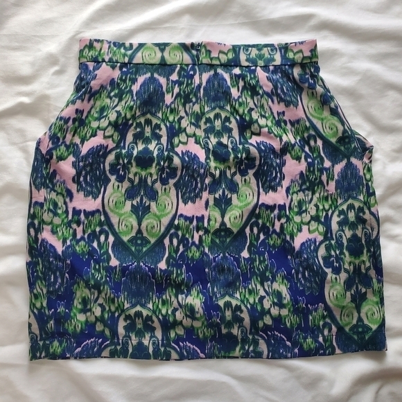 Collective Concepts Floral Mini Skirt With Pockets - Picture 7 of 9